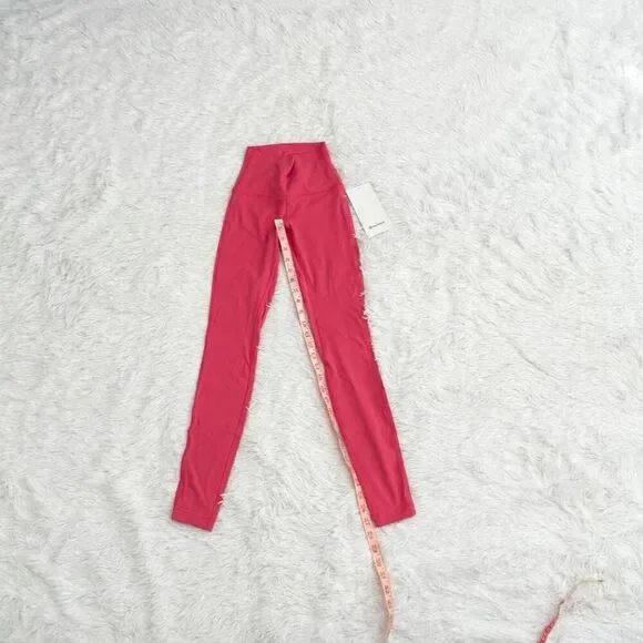 Women Lululemon Align High-Rise Pant 28 Pink Lychee Size 0 Yoga Activewear